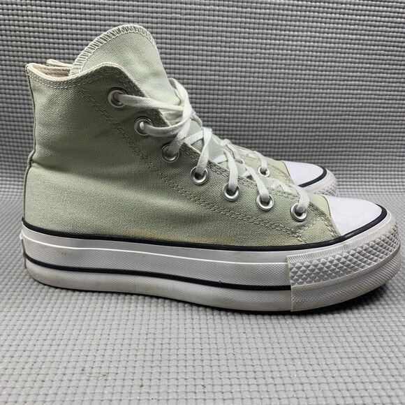 Converse Chuck Lift Platform Light Green White Womens Shoes A03541C Size 6.5 main image 8